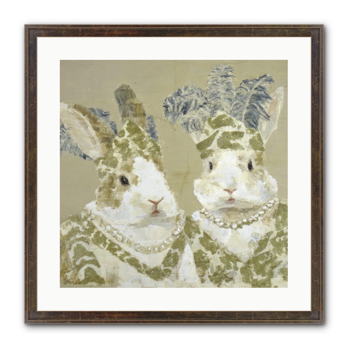Prelude In Paisley Framed Print - Slimwoods Black/Gold 20x20