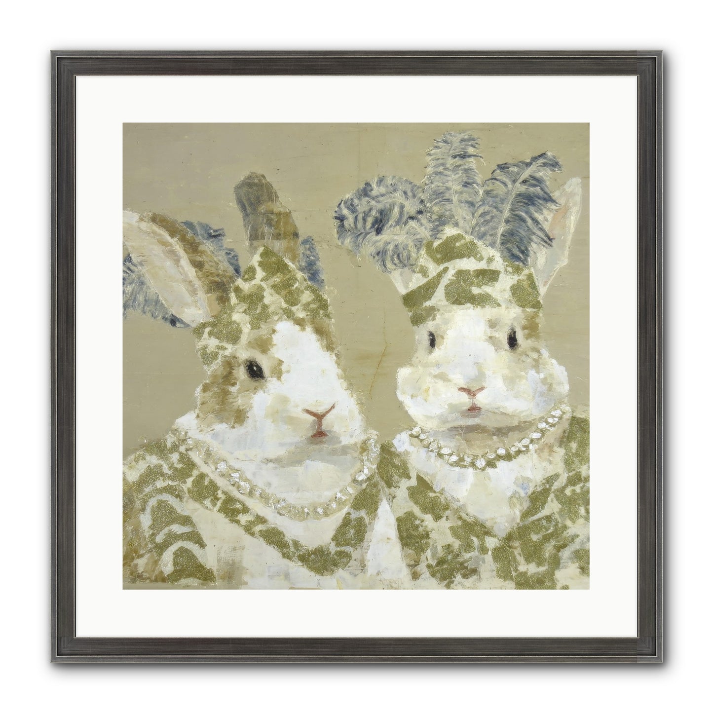Prelude In Paisley Framed Print - Slimwoods Black/Silver 20x20