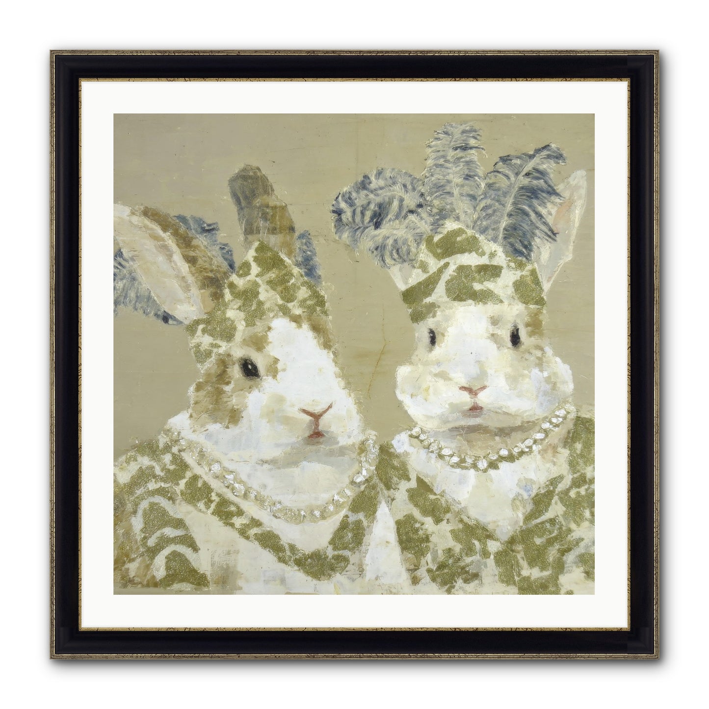 Prelude In Paisley Framed Print - Black & Gold 30x30