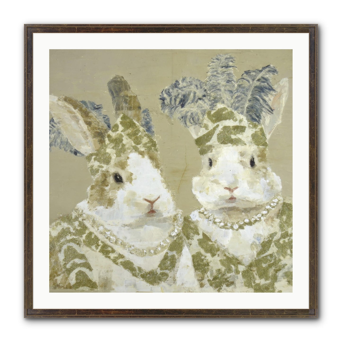 Prelude In Paisley Framed Print - Slimwoods Black/Gold 30x30