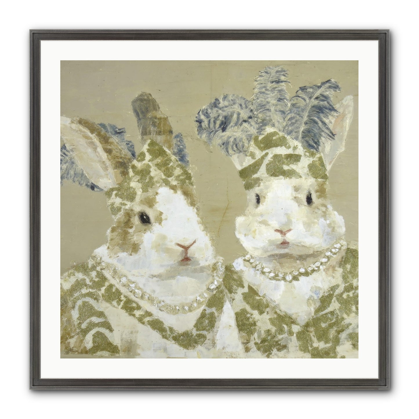 Prelude In Paisley Framed Print - Slimwoods Black/Silver 30x30