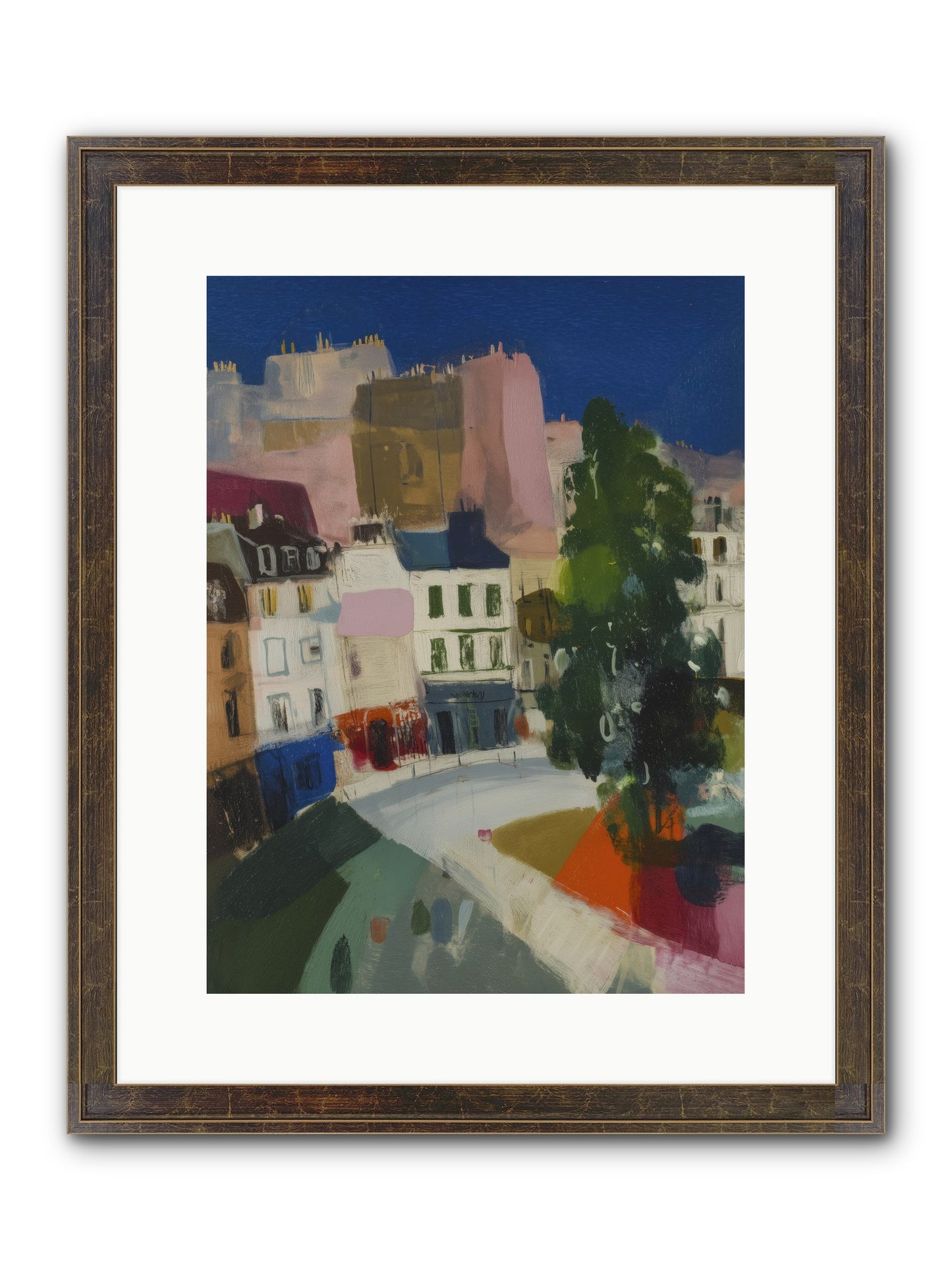 Present Moment Framed Print - Slimwoods Black/Gold 12x16