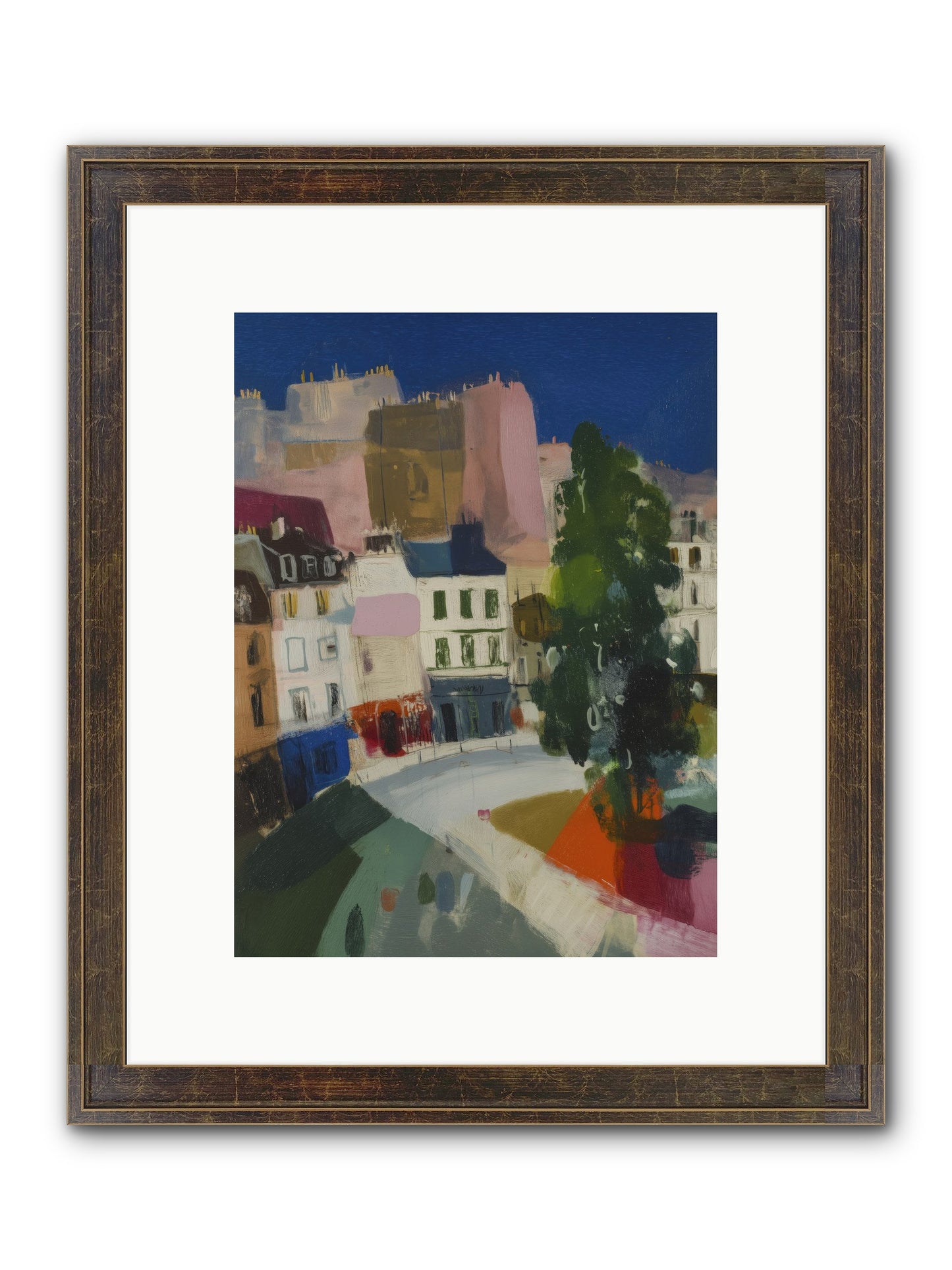 Present Moment Framed Print - Slimwoods Black/Gold 9x12