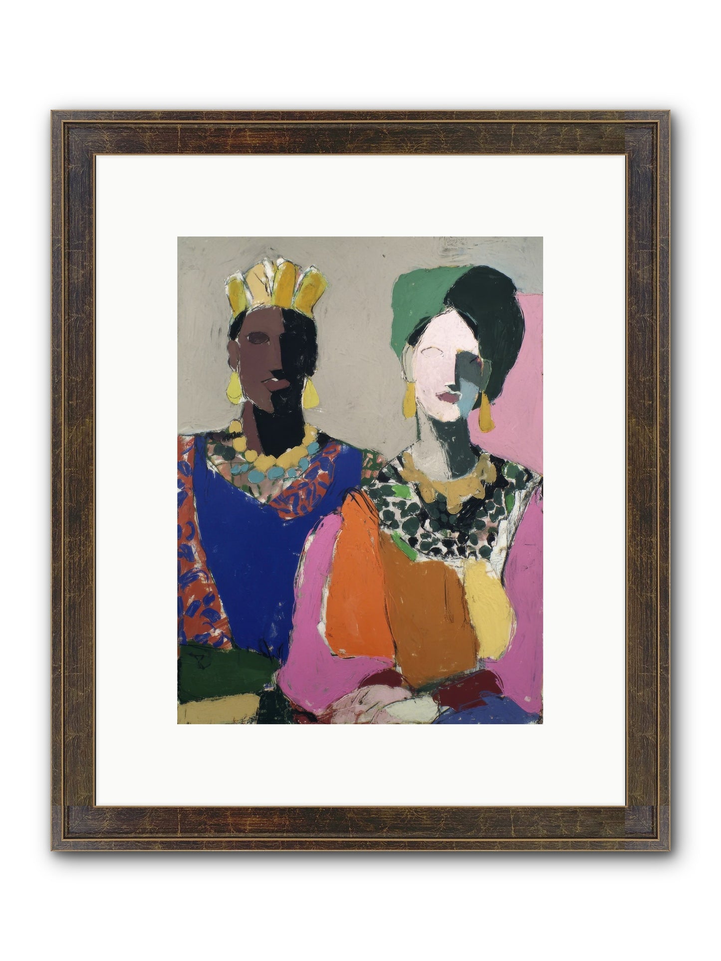 Preserved Framed Print - Slimwoods Black/Gold 9x12