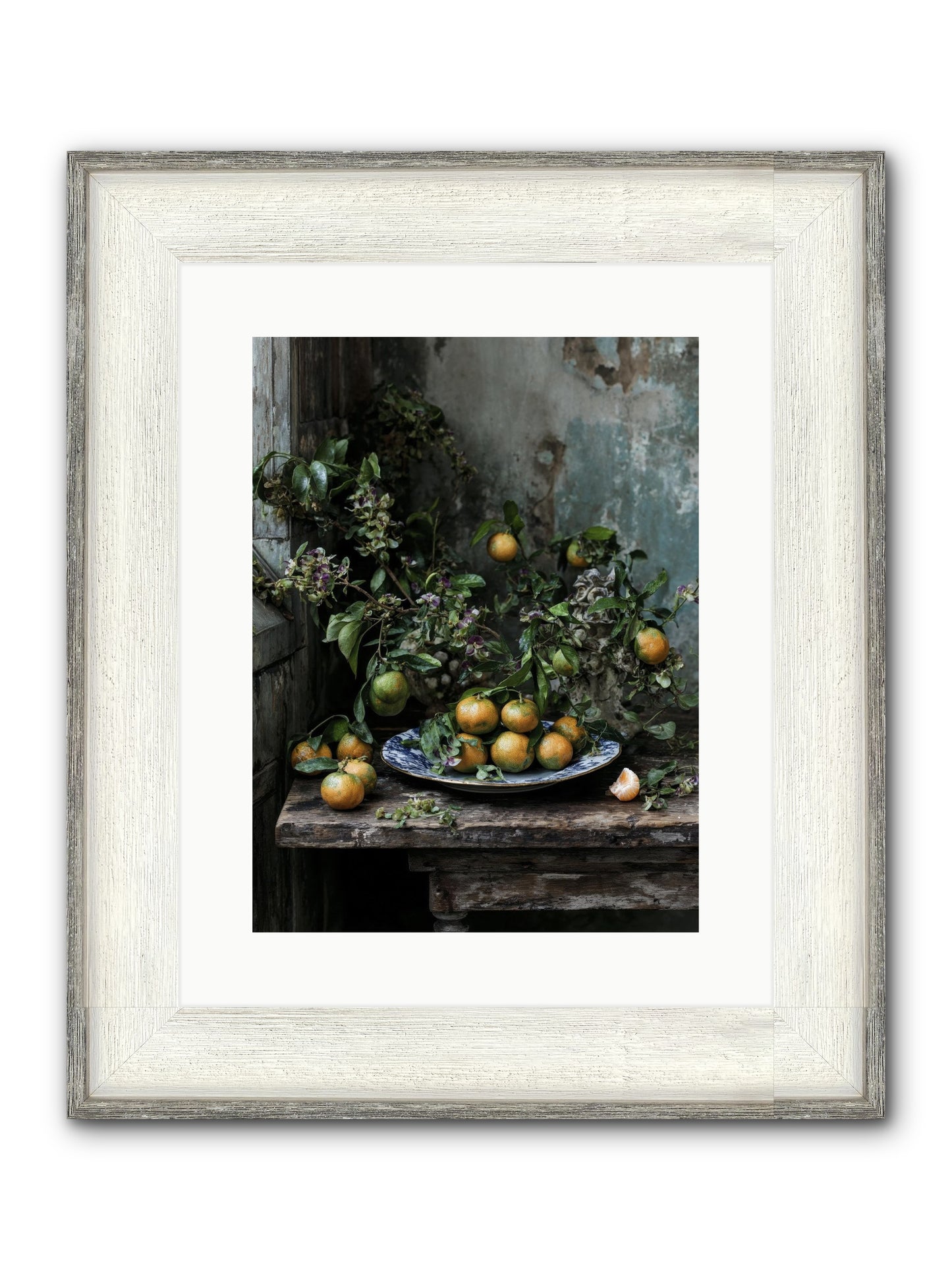 Pretty Things Framed Print - Driftwood White 12x16