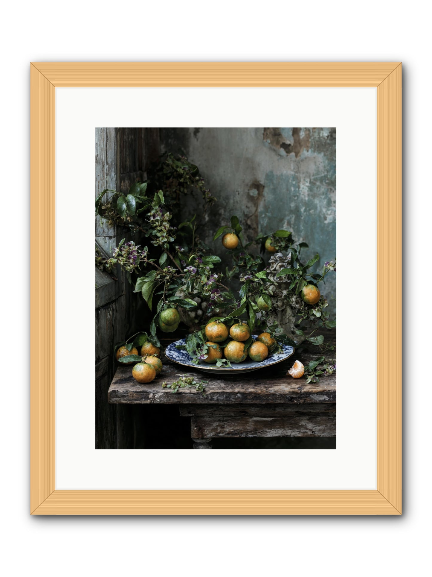 pretty things -- Framed Print - Natural 12x16