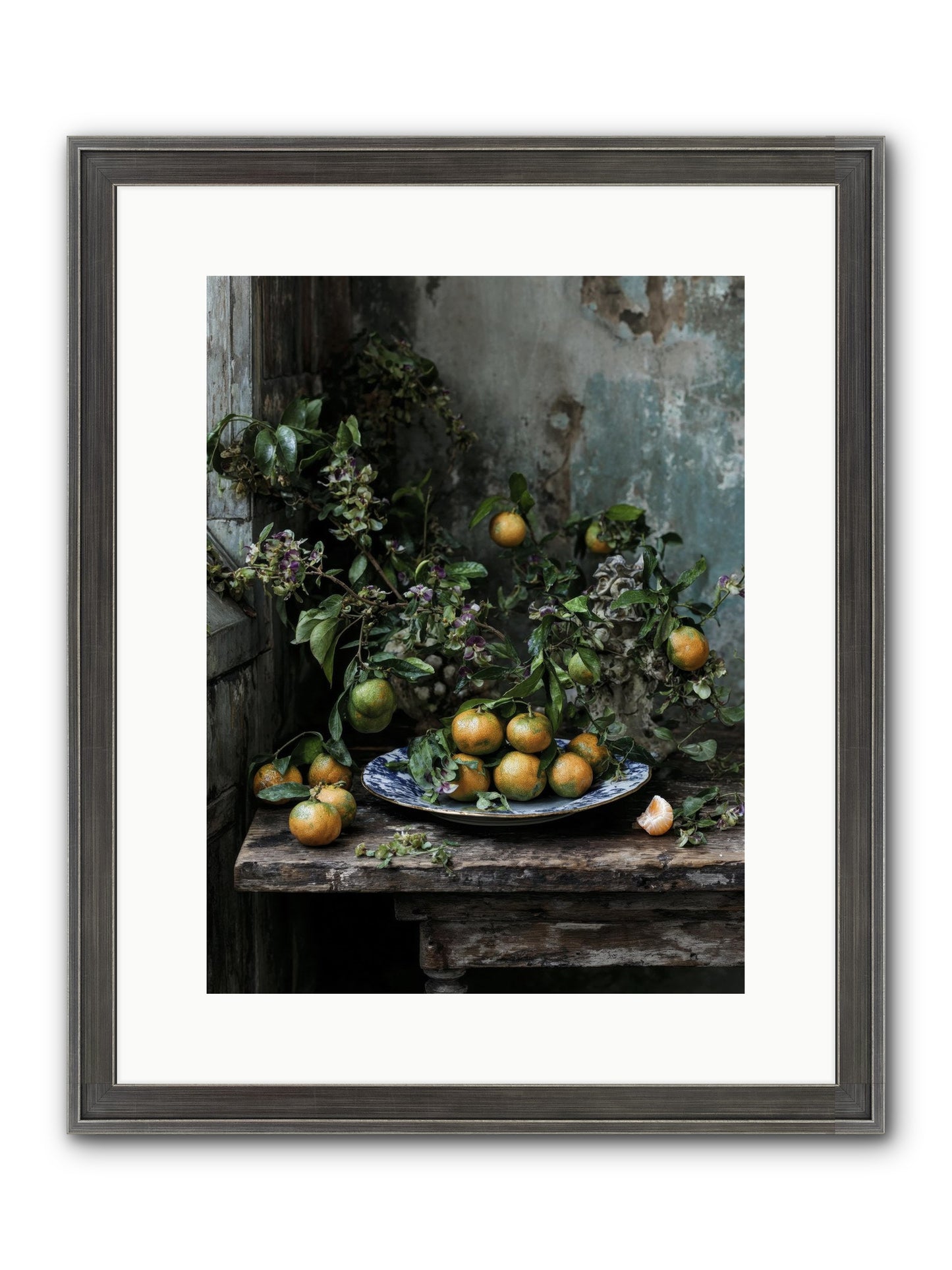Pretty Things Framed Print - Slimwoods Black/Silver 12x16