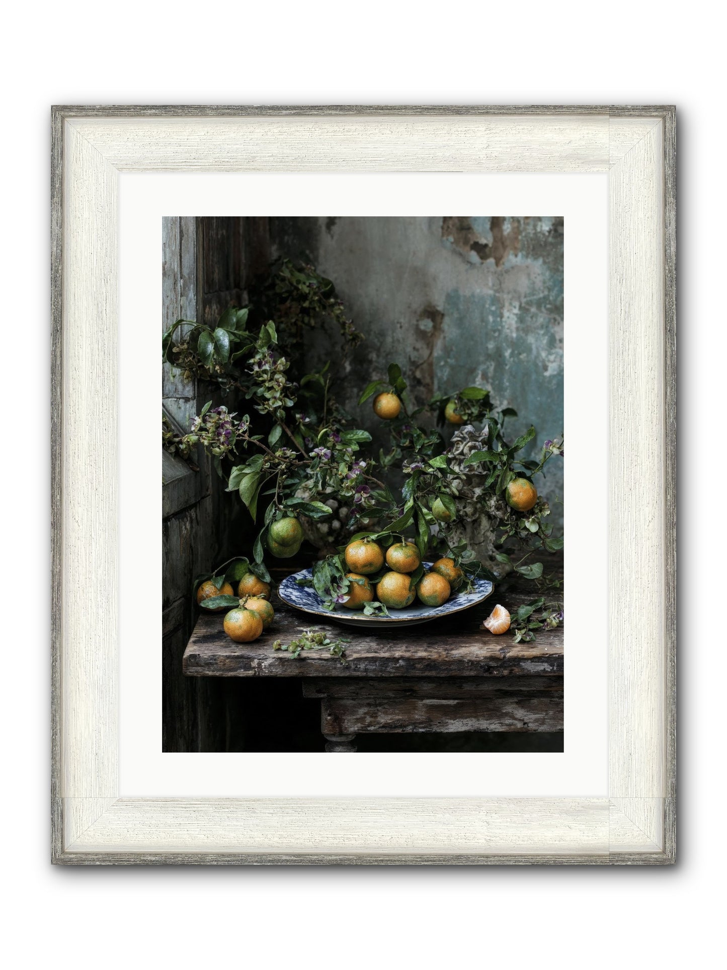 Pretty Things Framed Print - Driftwood White 18x24