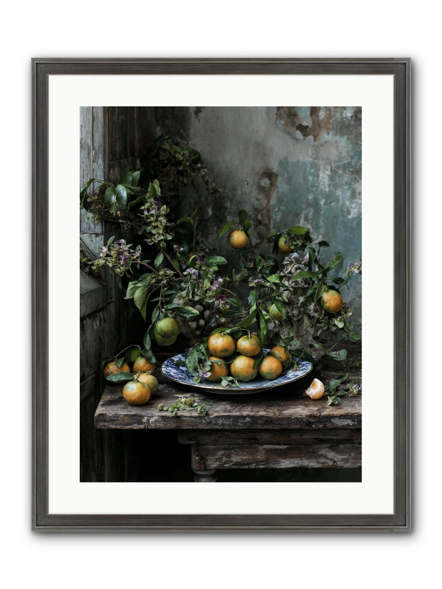 Pretty Things Framed Print - Slimwoods Black/Silver 18x24
