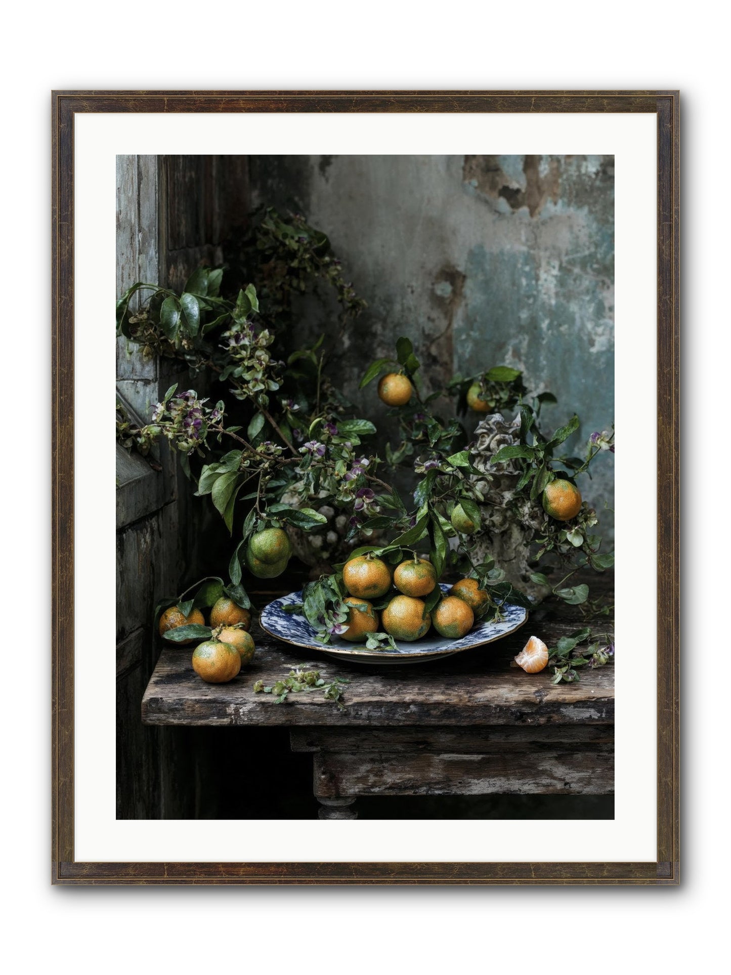 Pretty Things Framed Print - Slimwoods Black/Gold 24x32