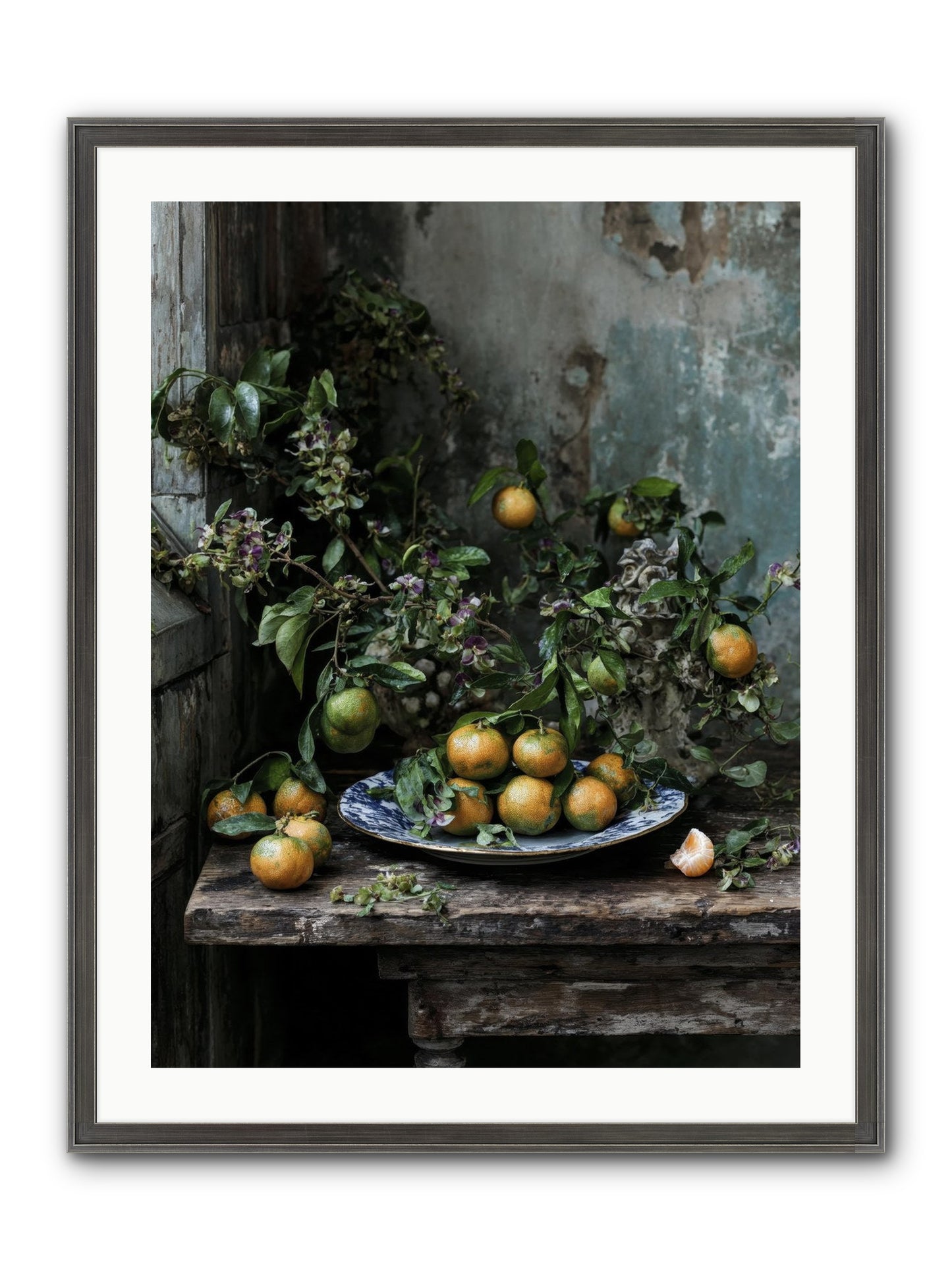 Pretty Things Framed Print - Slimwoods Black/Silver 24x32