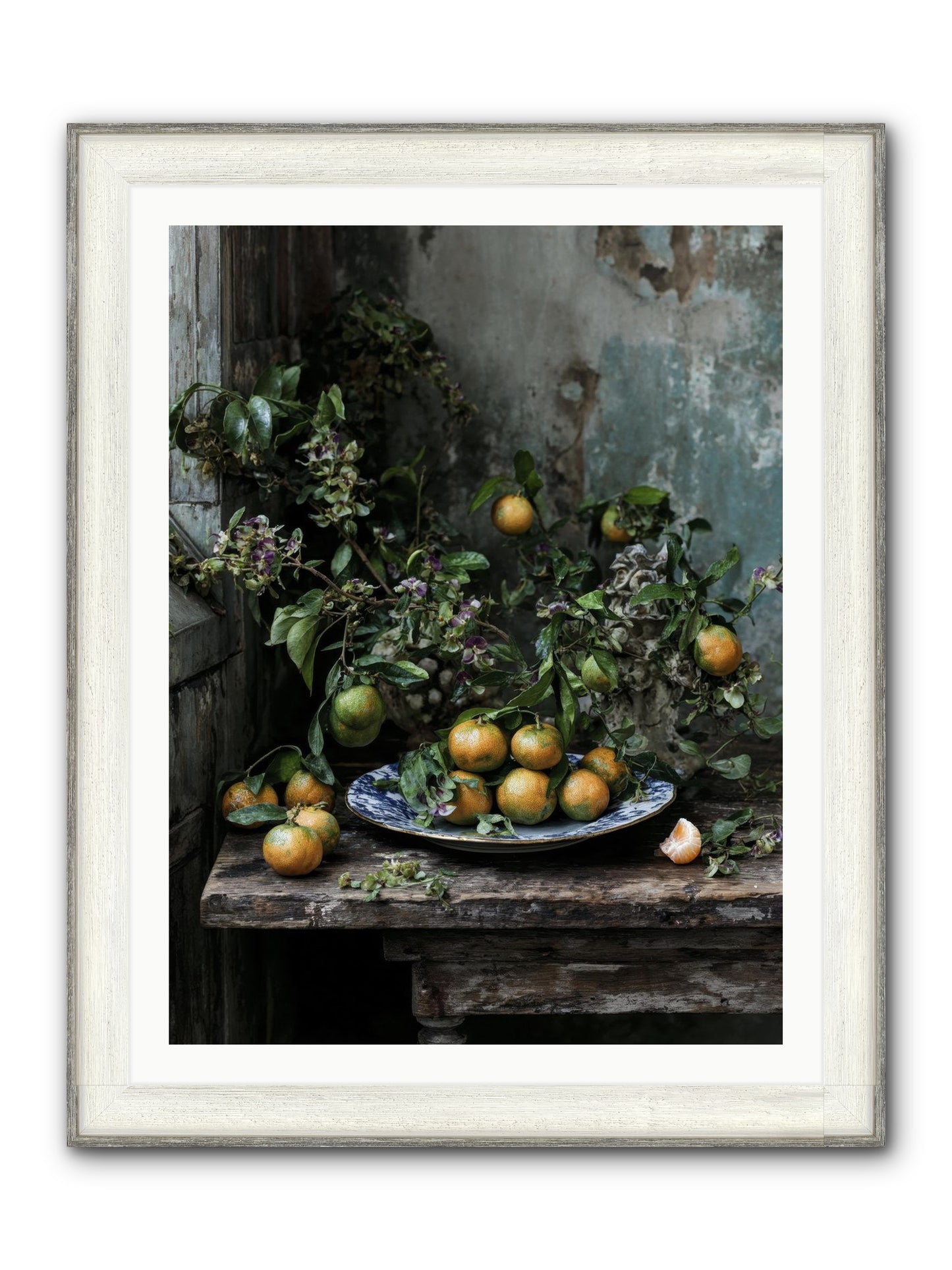 Pretty Things Framed Print - Driftwood White 30x40