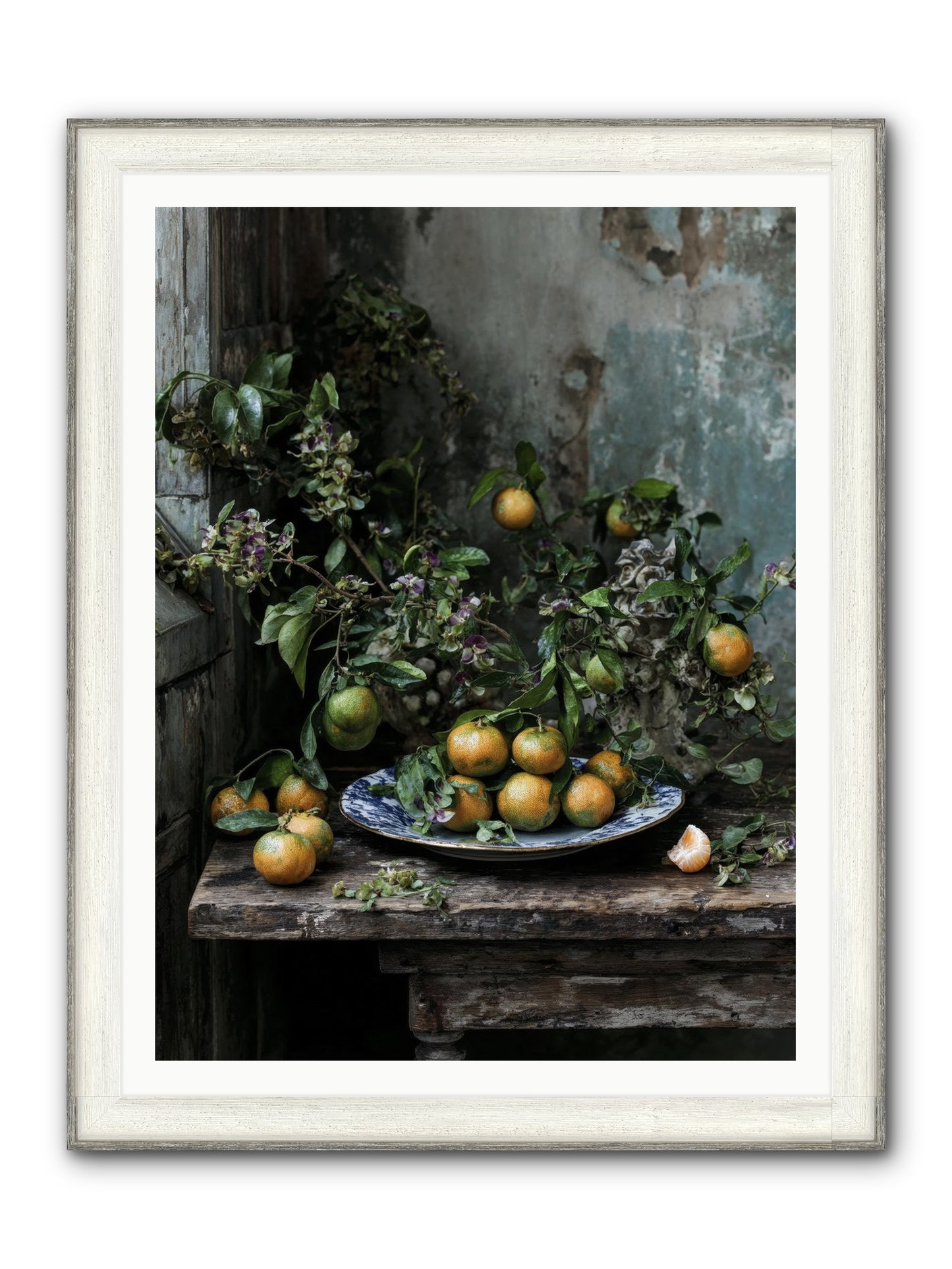 Pretty Things Framed Print - Driftwood White 36x48