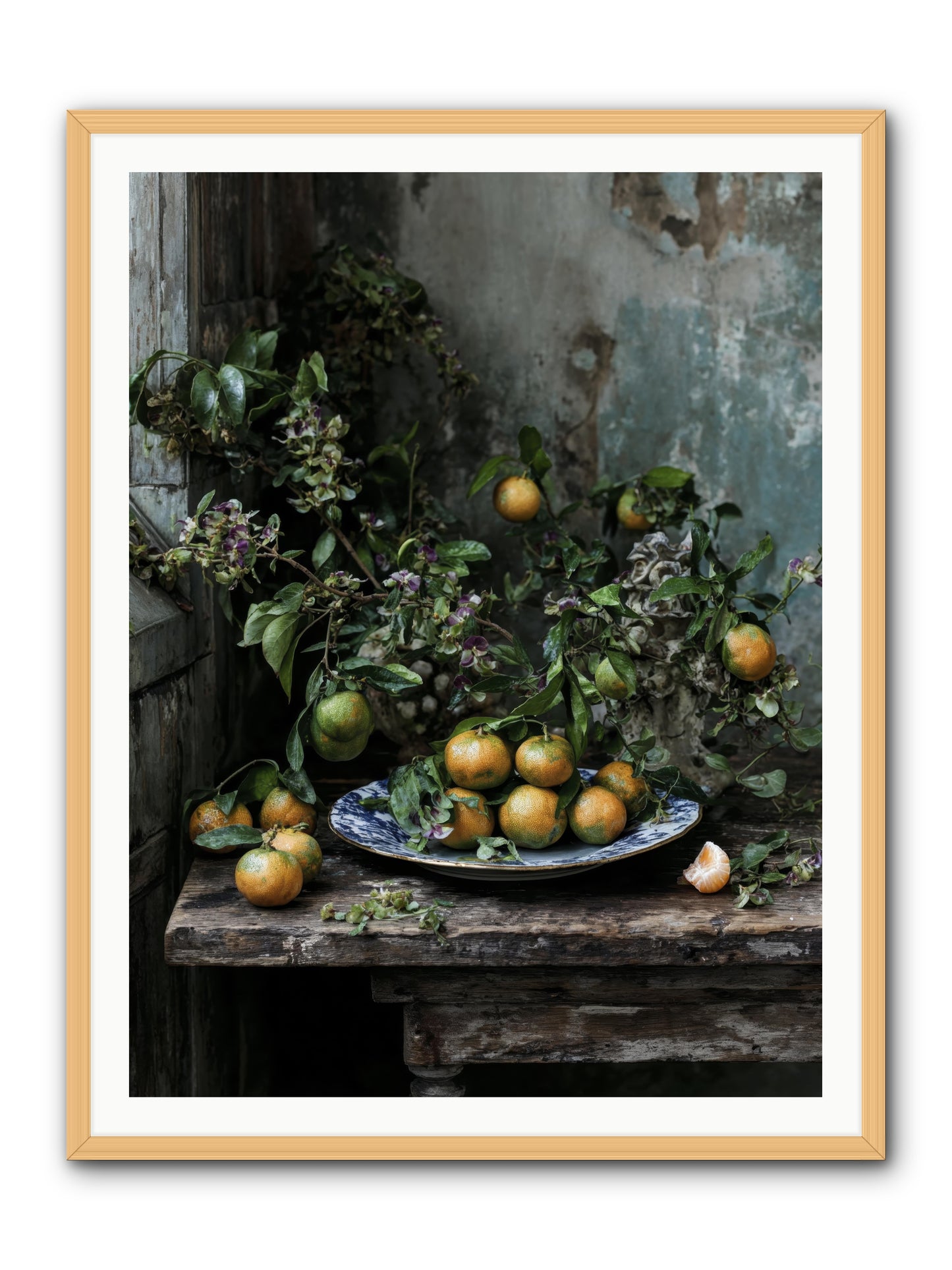pretty things -- Framed Print - Natural 36x48