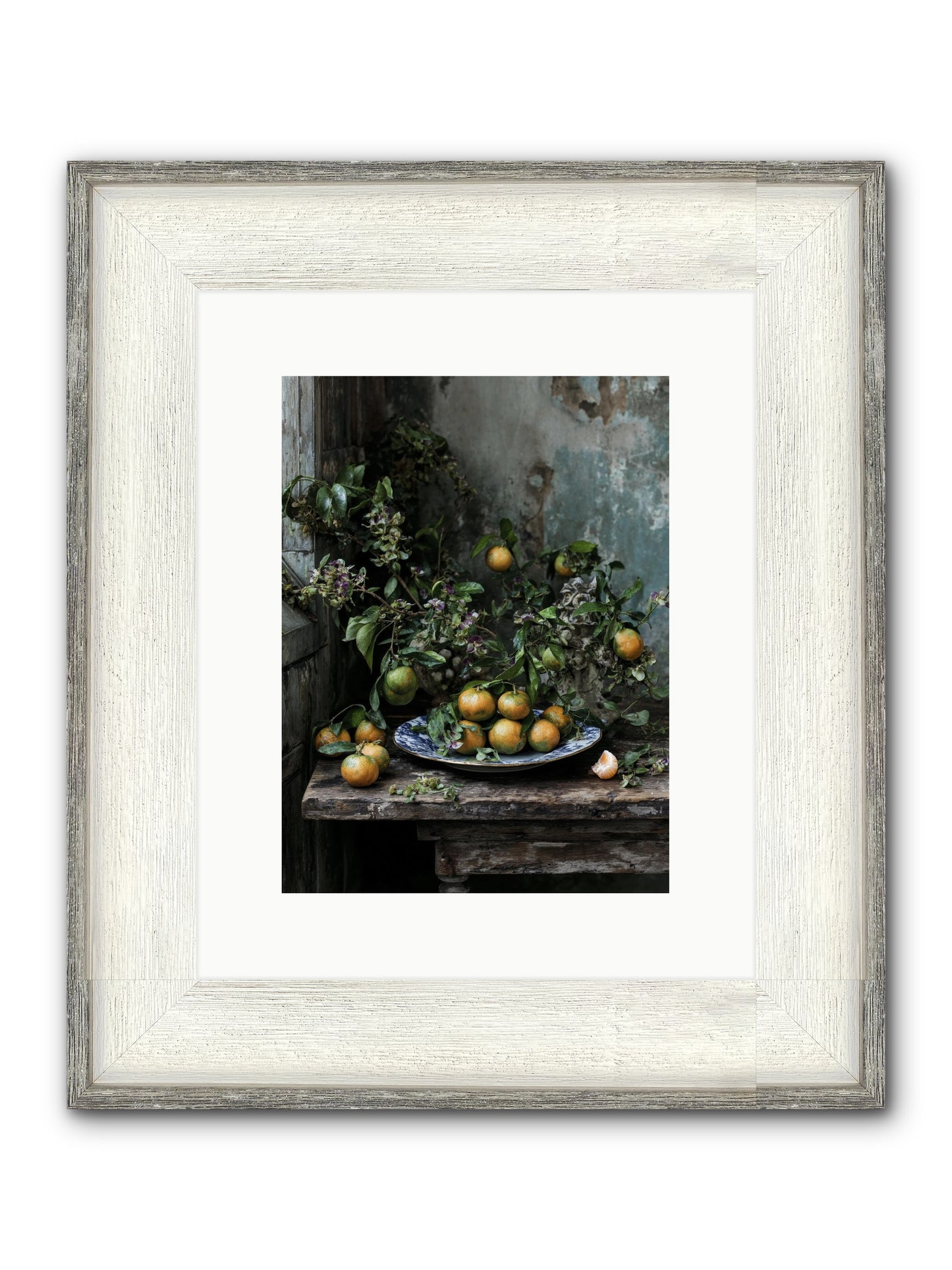 Pretty Things Framed Print - Driftwood White 9x12