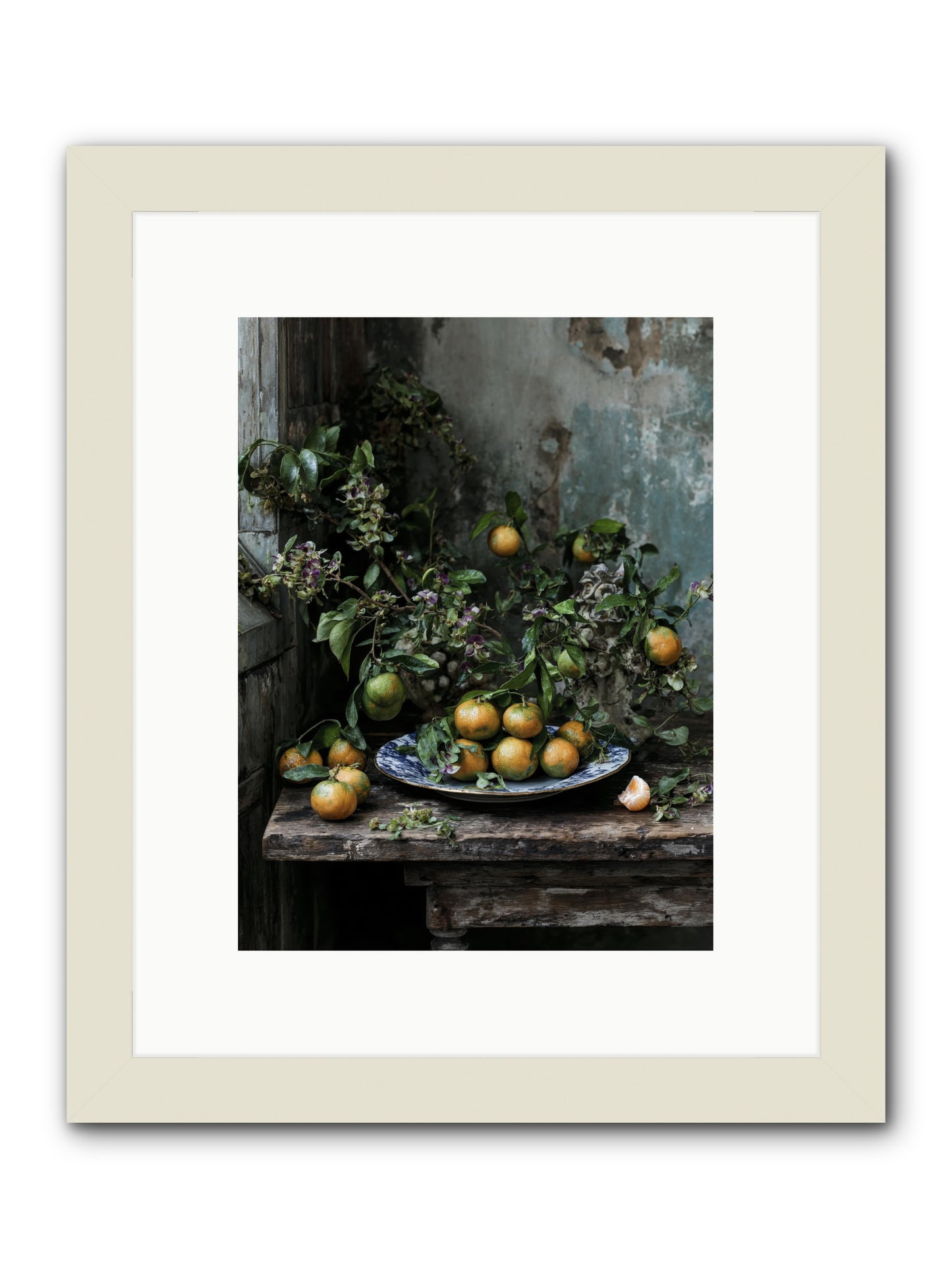 pretty things -- Framed Print - White 9x12