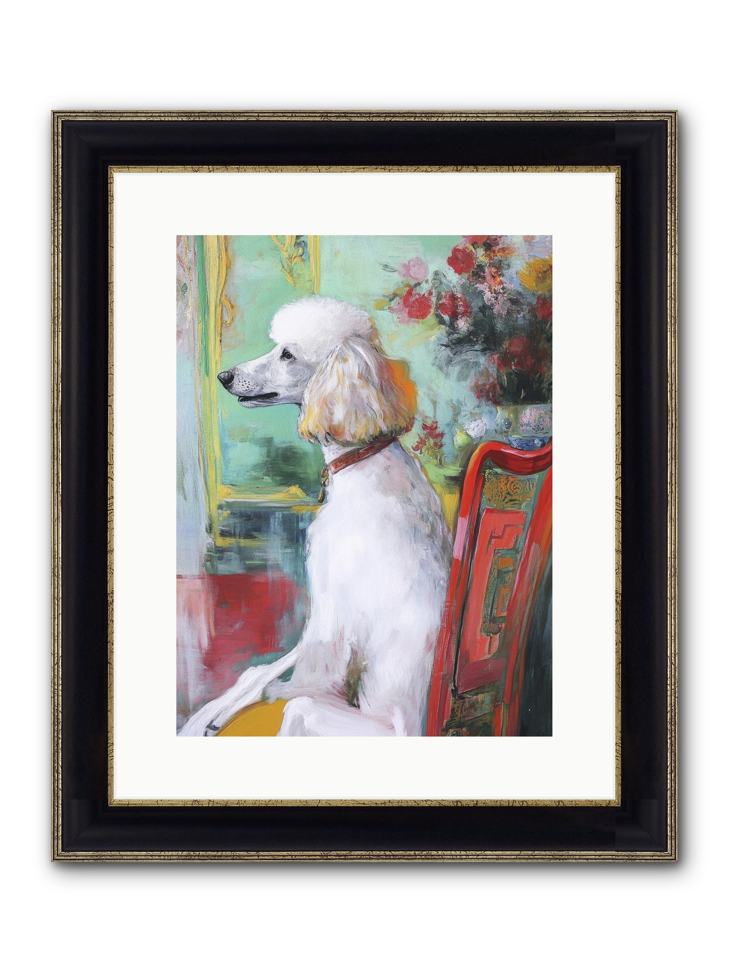 Princess Lemon Drop Framed Print - Black & Gold 12x16