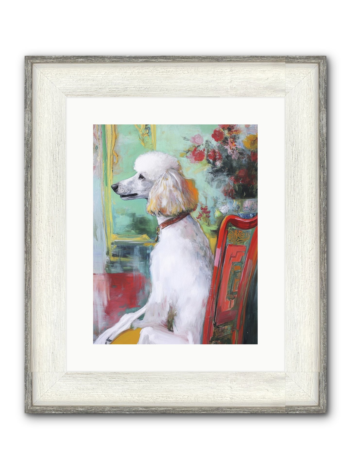 Princess Lemon Drop Framed Print - Driftwood White 12x16
