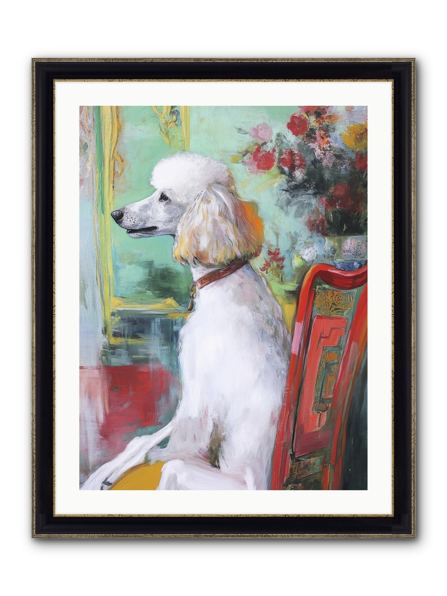 Princess Lemon Drop Framed Print - Black & Gold 24x32