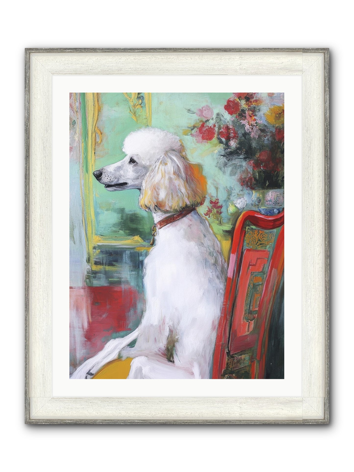Princess Lemon Drop Framed Print - Driftwood White 24x32
