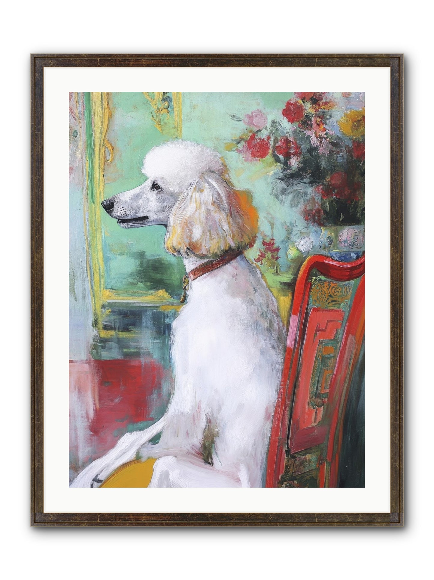 Princess Lemon Drop Framed Print - Slimwoods Black/Gold 24x32