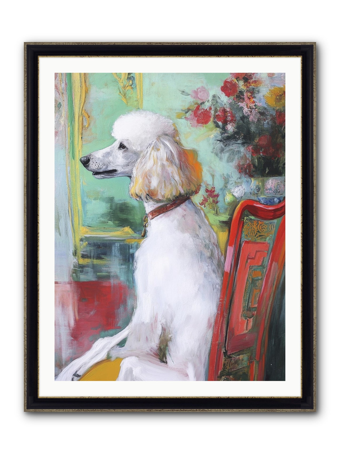 Princess Lemon Drop Framed Print - Black & Gold 30x40