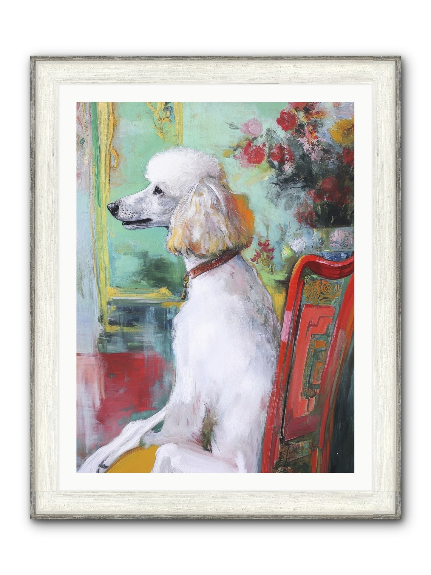 Princess Lemon Drop Framed Print - Driftwood White 30x40