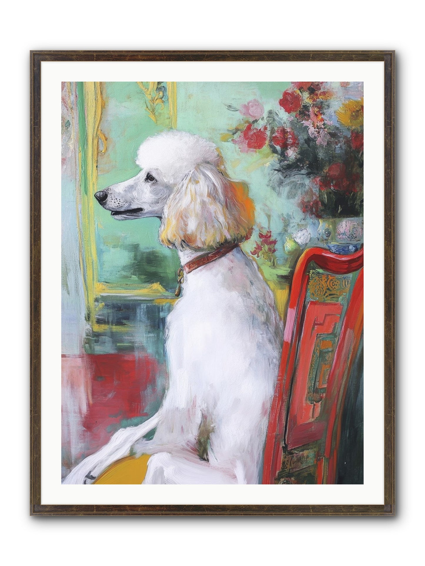 Princess Lemon Drop Framed Print - Slimwoods Black/Gold 30x40