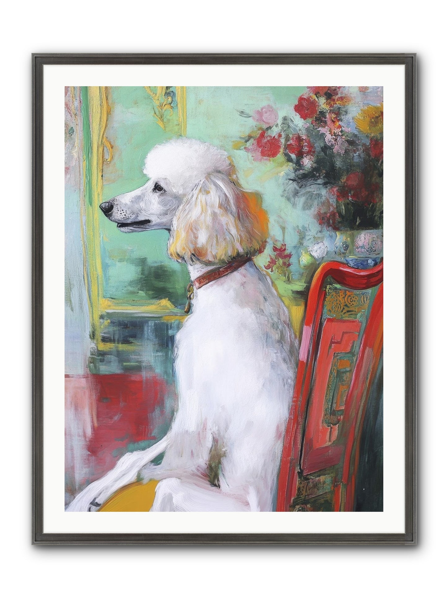 Princess Lemon Drop Framed Print - Slimwoods Black/Silver 30x40