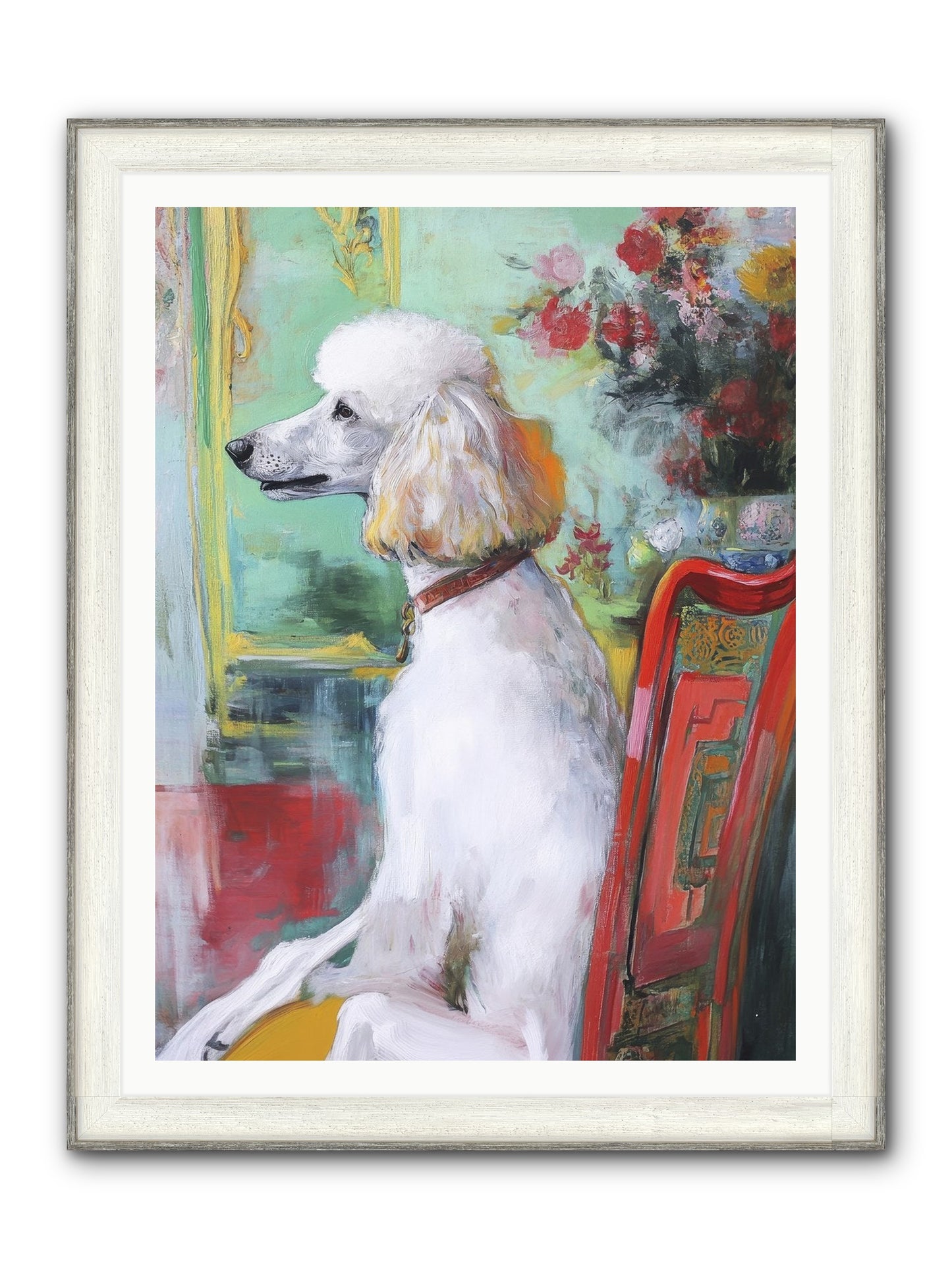Princess Lemon Drop Framed Print - Driftwood White 36x48
