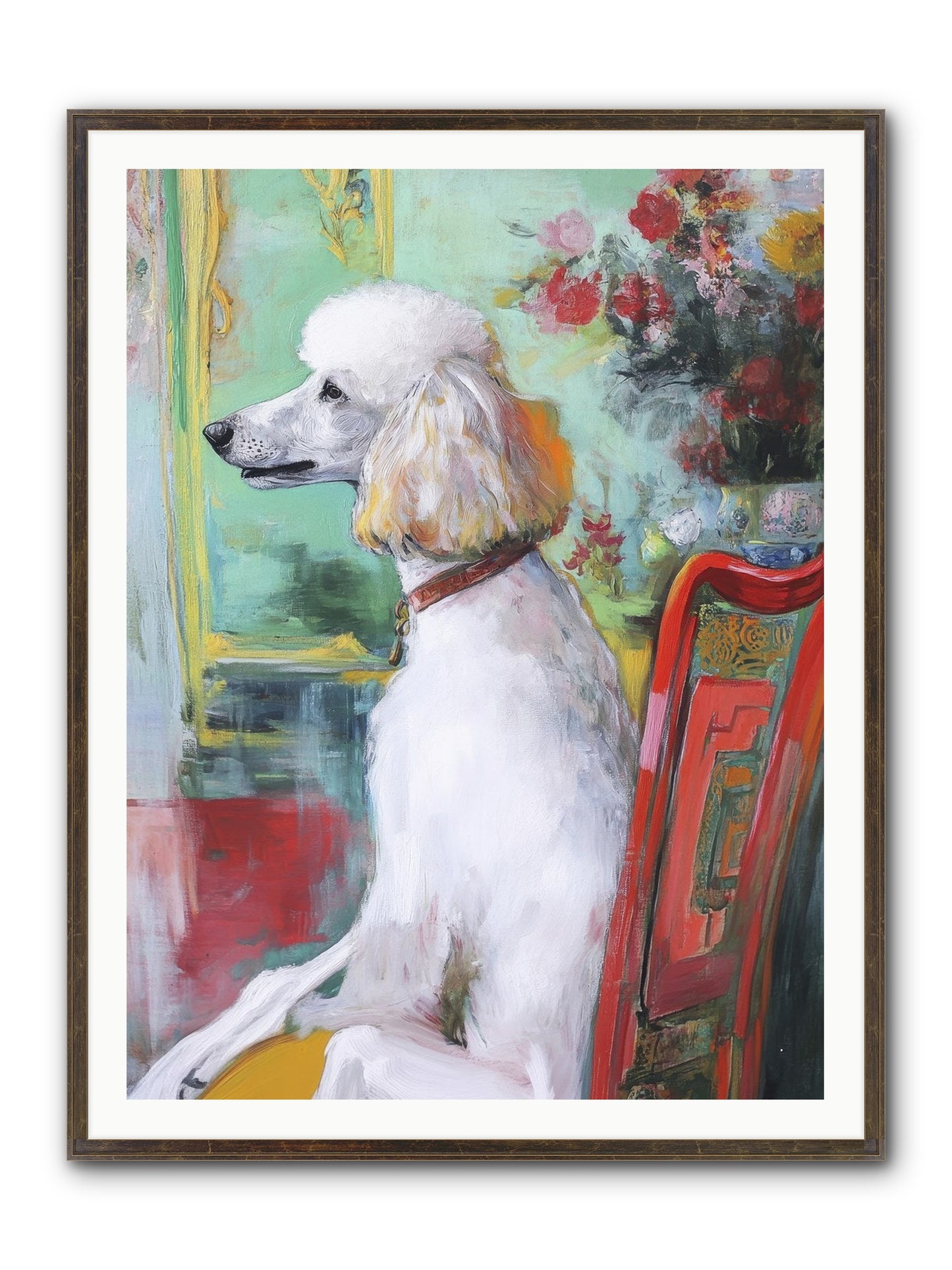 Princess Lemon Drop Framed Print - Slimwoods Black/Gold 36x48