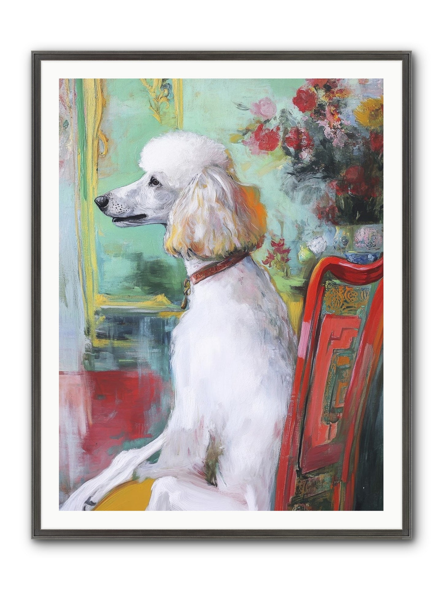 Princess Lemon Drop Framed Print - Slimwoods Black/Silver 36x48