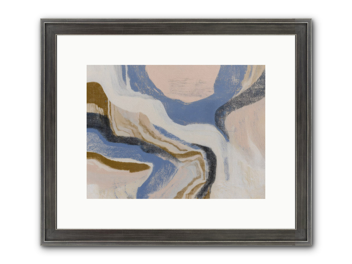 Pulse Ridge No.1 Framed Print - Slimwoods Black/Silver 12x9