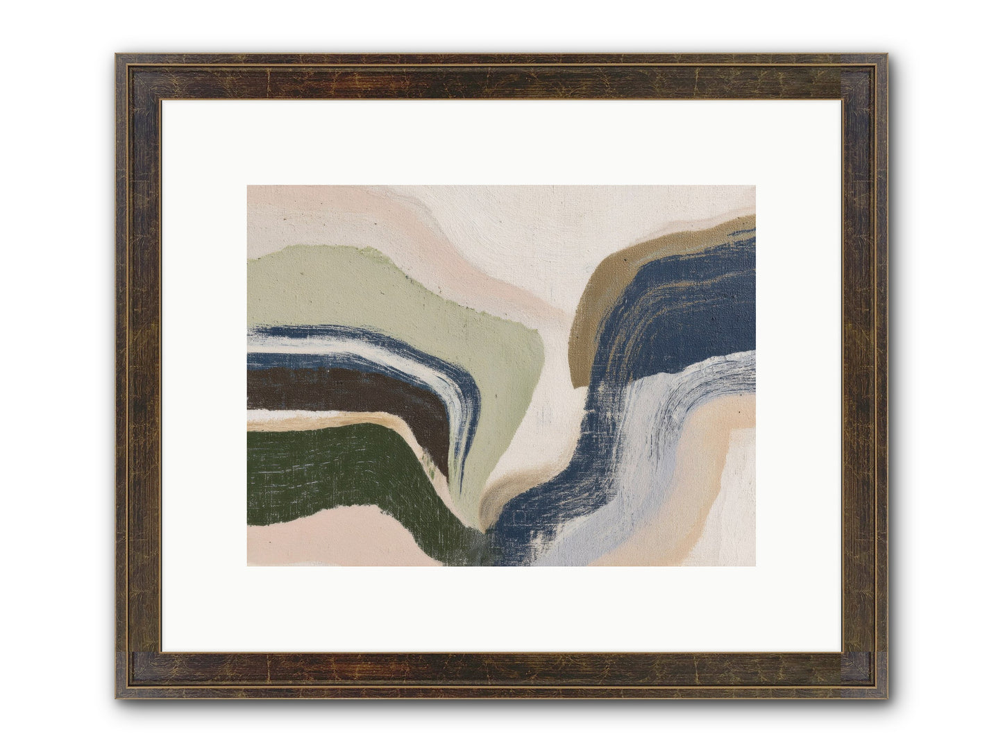Pulse Ridge No.2 Framed Print - Slimwoods Black/Gold 12x9
