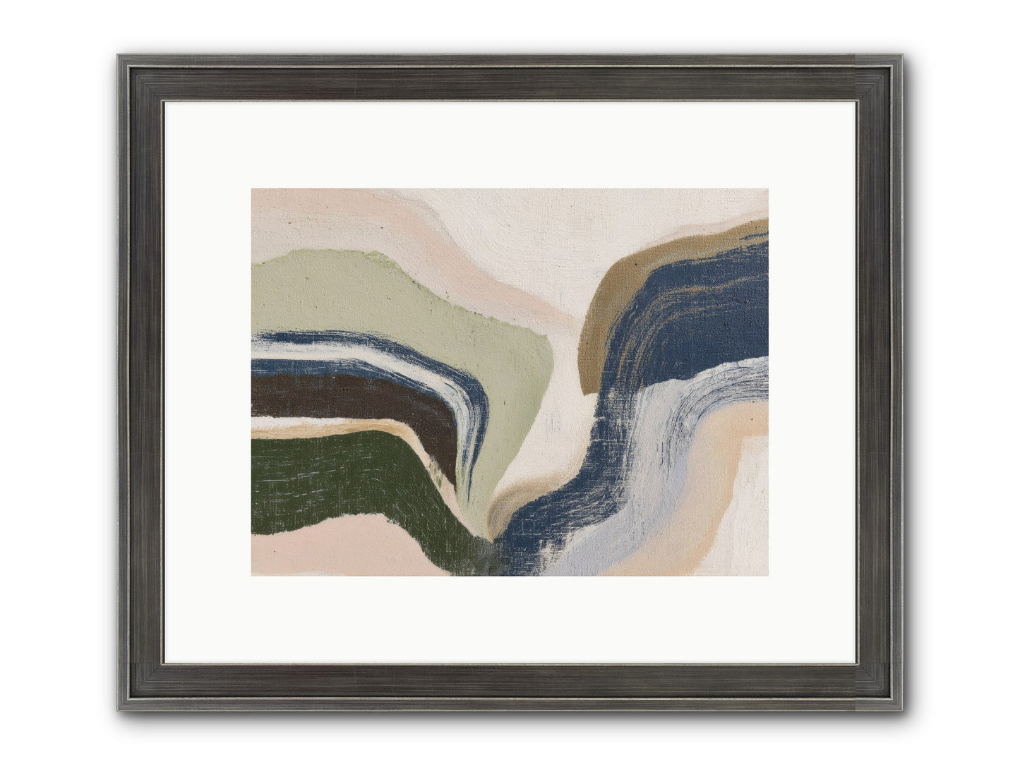 Pulse Ridge No.2 Framed Print - Slimwoods Black/Silver 12x9