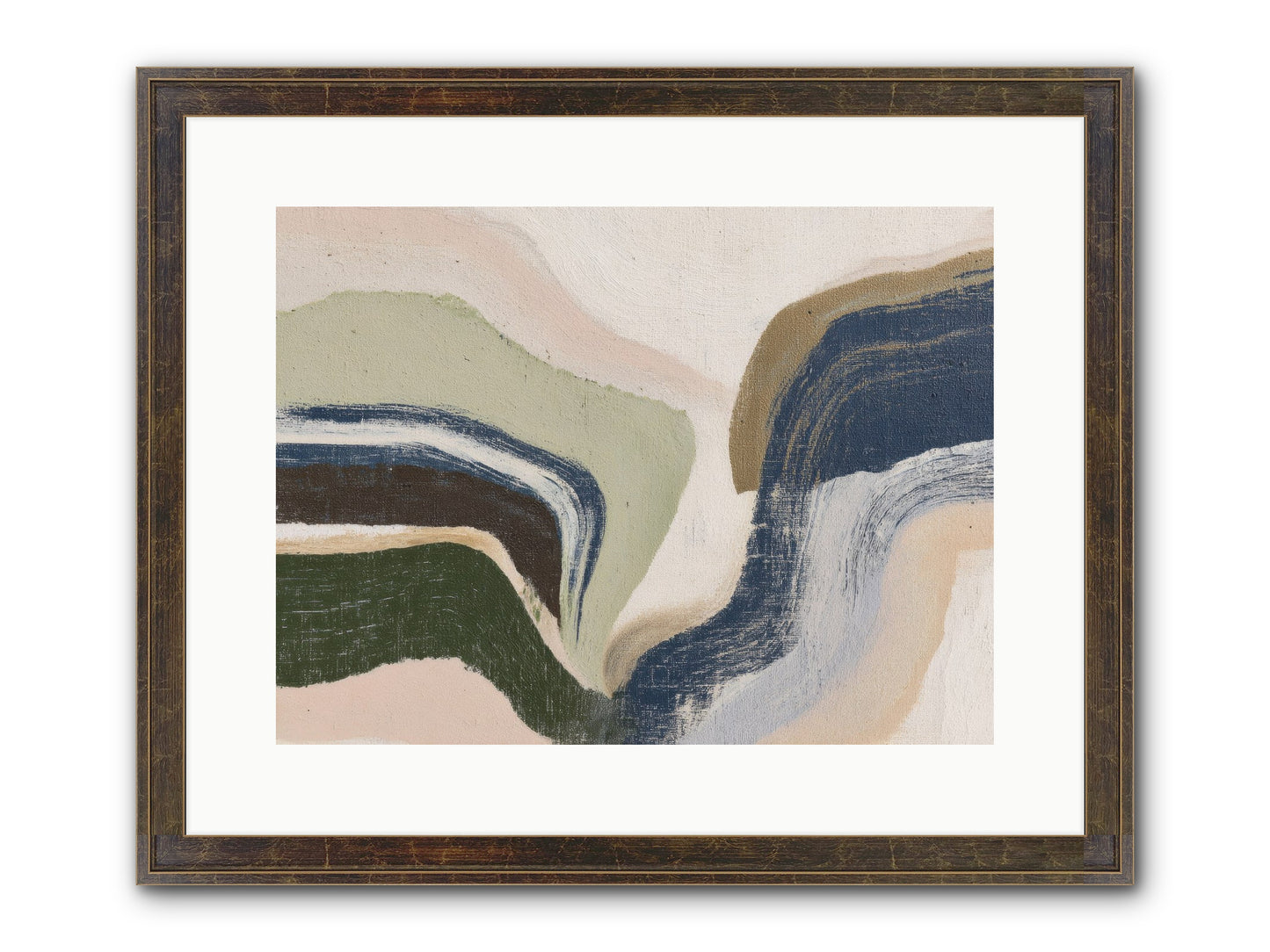 Pulse Ridge No.2 Framed Print - Slimwoods Black/Gold 16x12