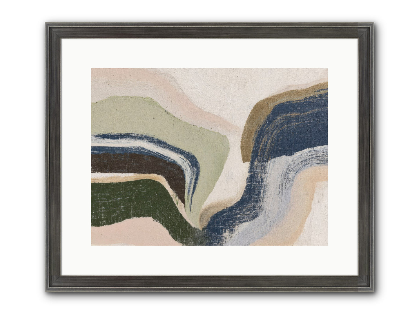 Pulse Ridge No.2 Framed Print - Slimwoods Black/Silver 16x12