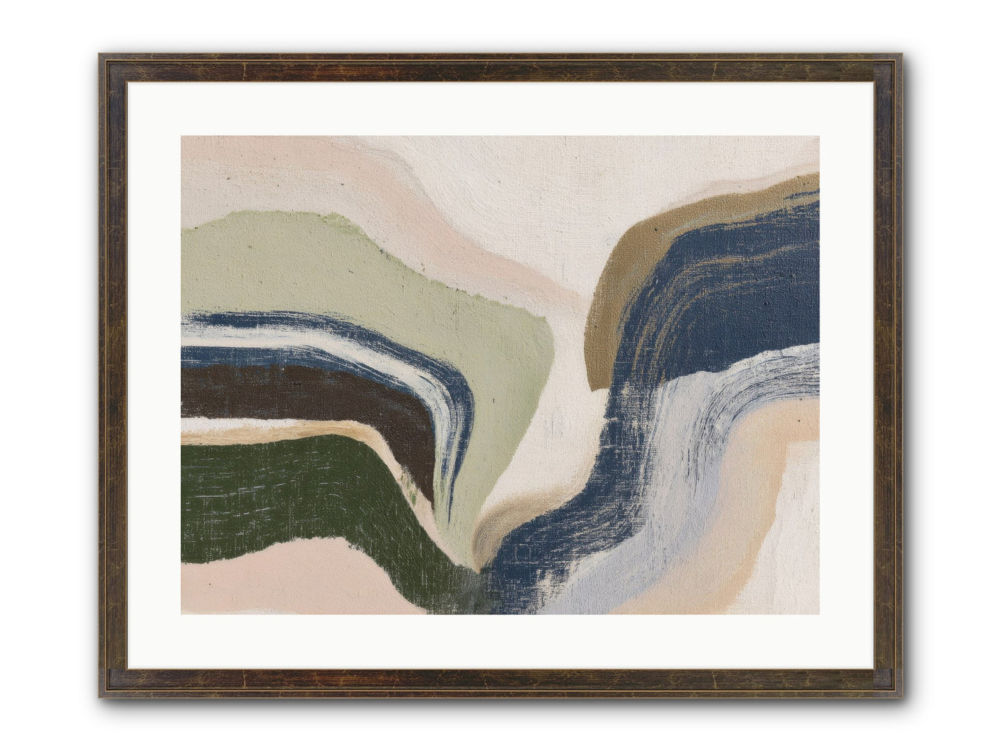 Pulse Ridge No.2 Framed Print - Slimwoods Black/Gold 24x18