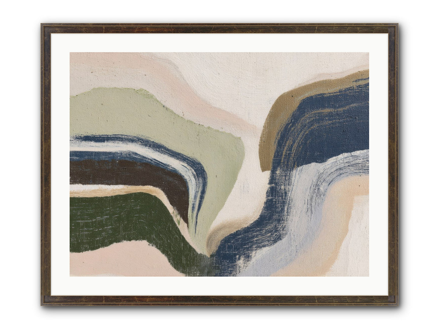 Pulse Ridge No.2 Framed Print - Slimwoods Black/Gold 32x24