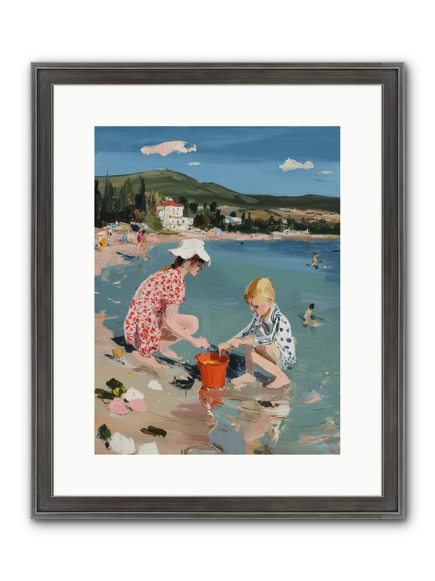 Pure Bliss Framed Print - Slimwoods Black/Silver 12x16