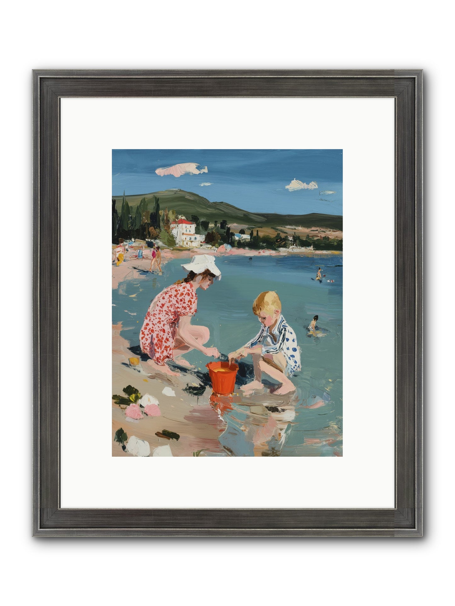 Pure Bliss Framed Print - Slimwoods Black/Silver 9x12