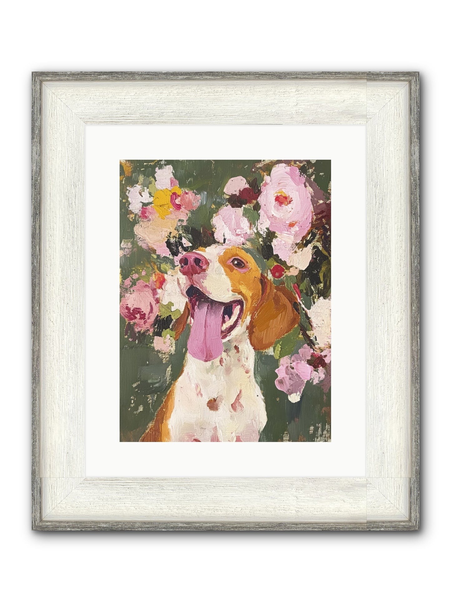 Pure Joy Embodied Framed Print - Driftwood White 12x16