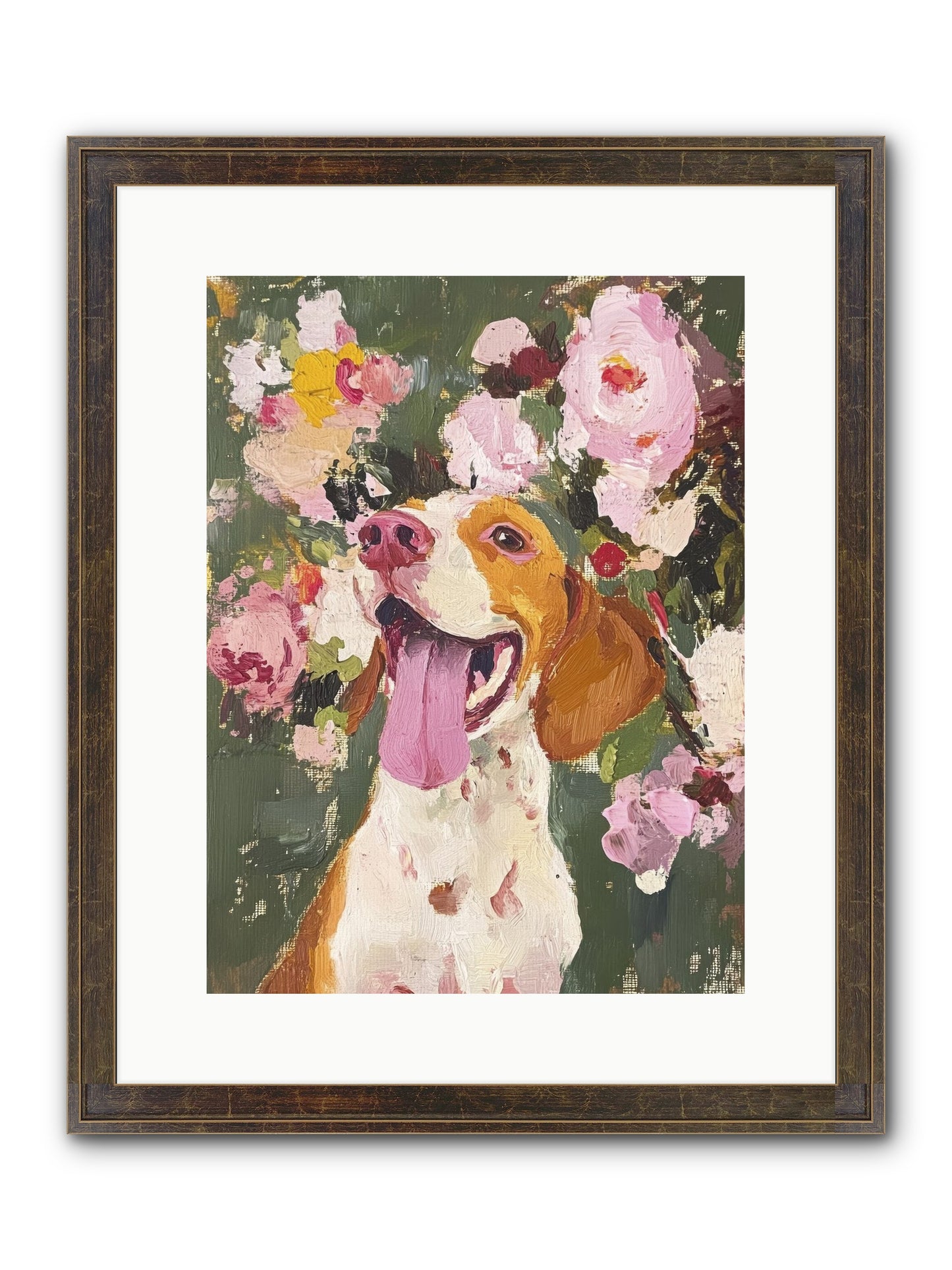 Pure Joy Embodied Framed Print - Slimwoods Black/Gold 12x16