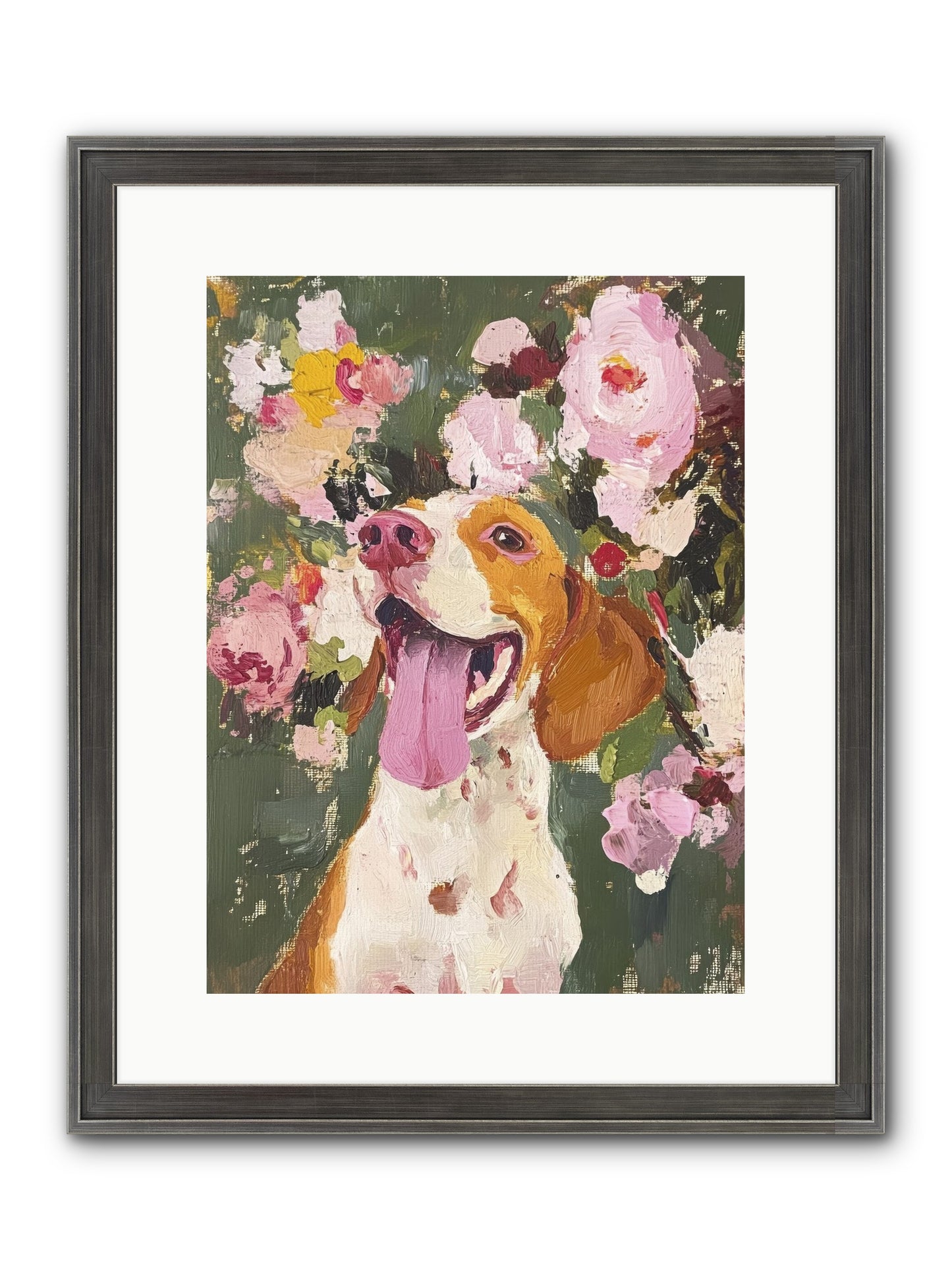 Pure Joy Embodied Framed Print - Slimwoods Black/Silver 12x16