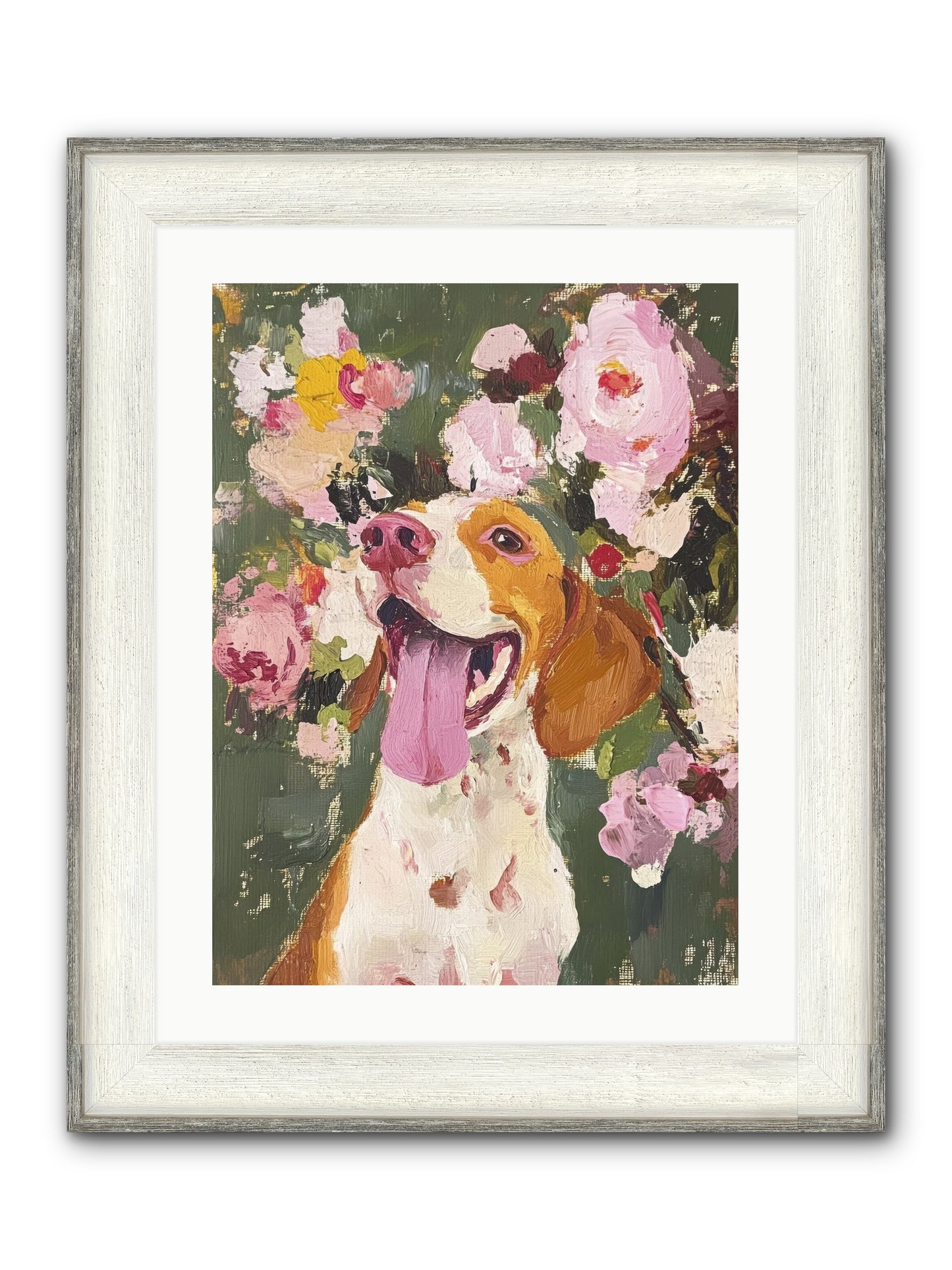 Pure Joy Embodied Framed Print - Driftwood White 18x24