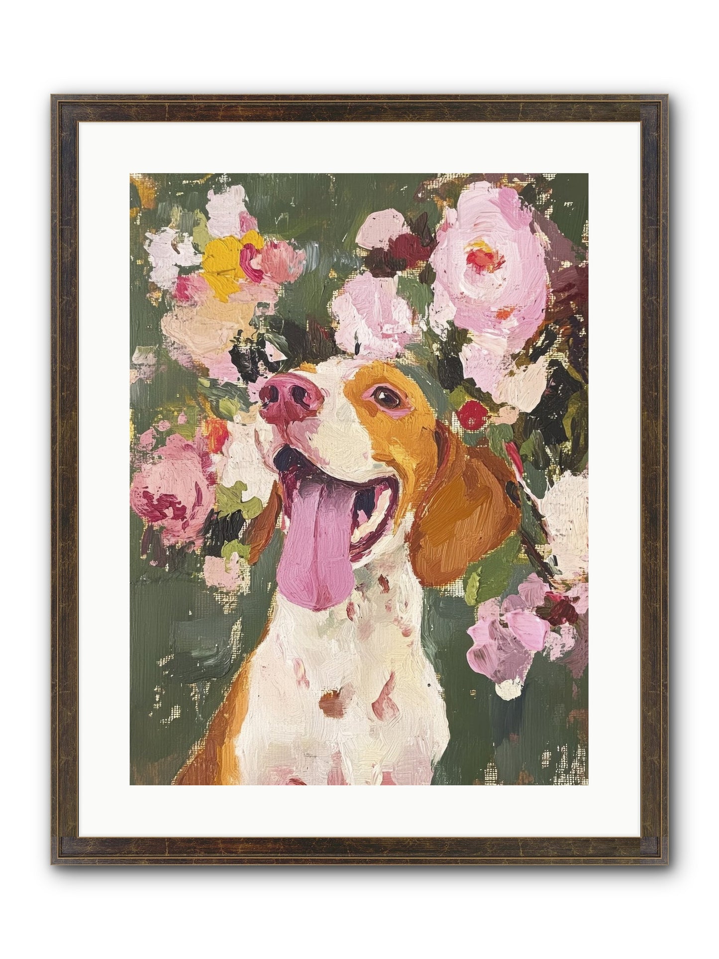 Pure Joy Embodied Framed Print - Slimwoods Black/Gold 18x24