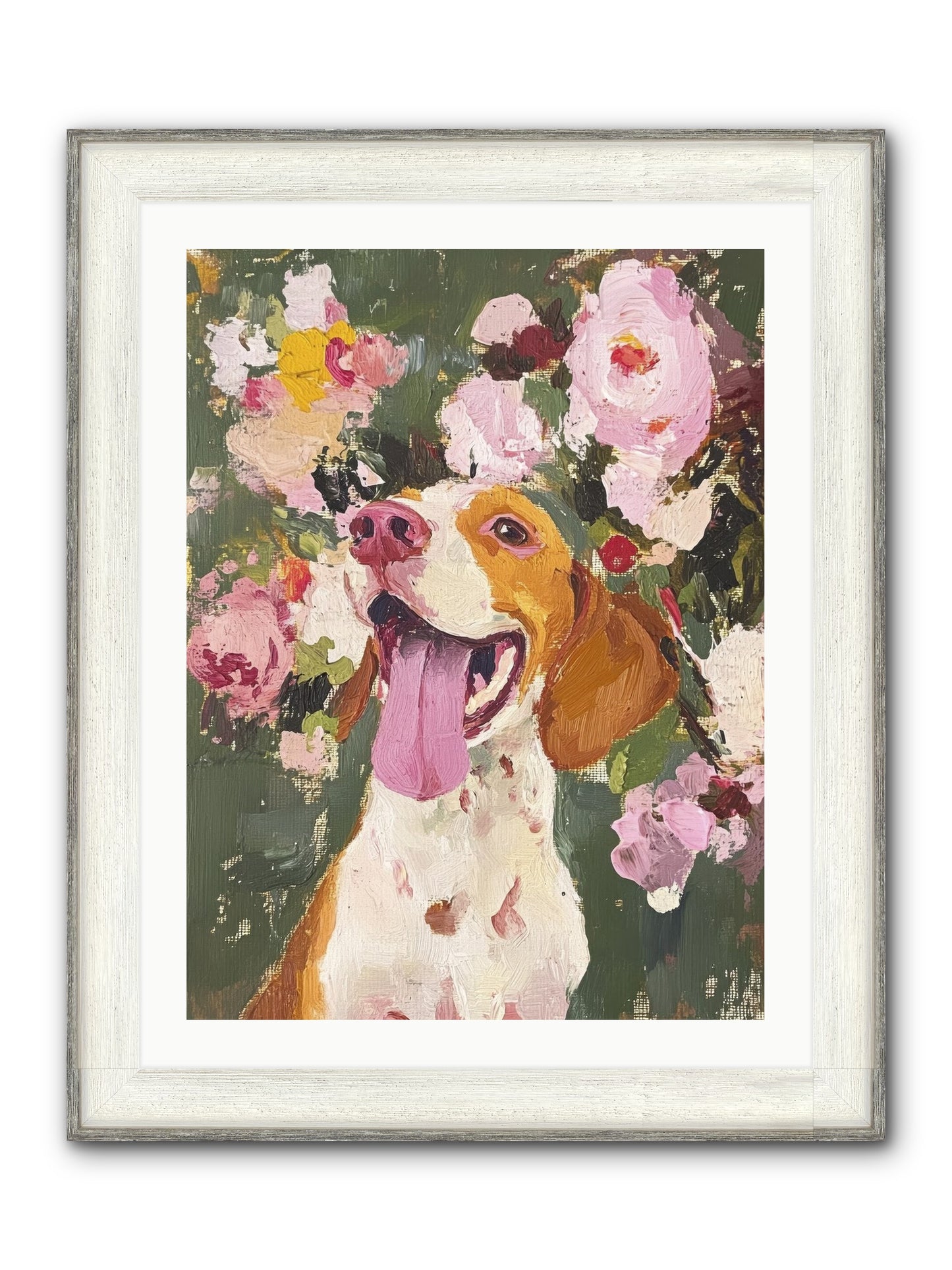 Pure Joy Embodied Framed Print - Driftwood White 24x32