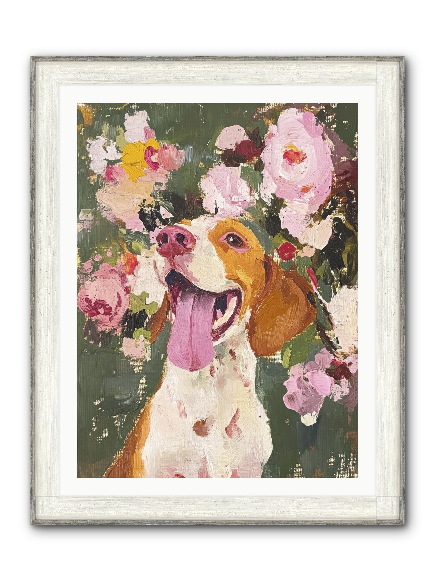 Pure Joy Embodied Framed Print - Driftwood White 30x40