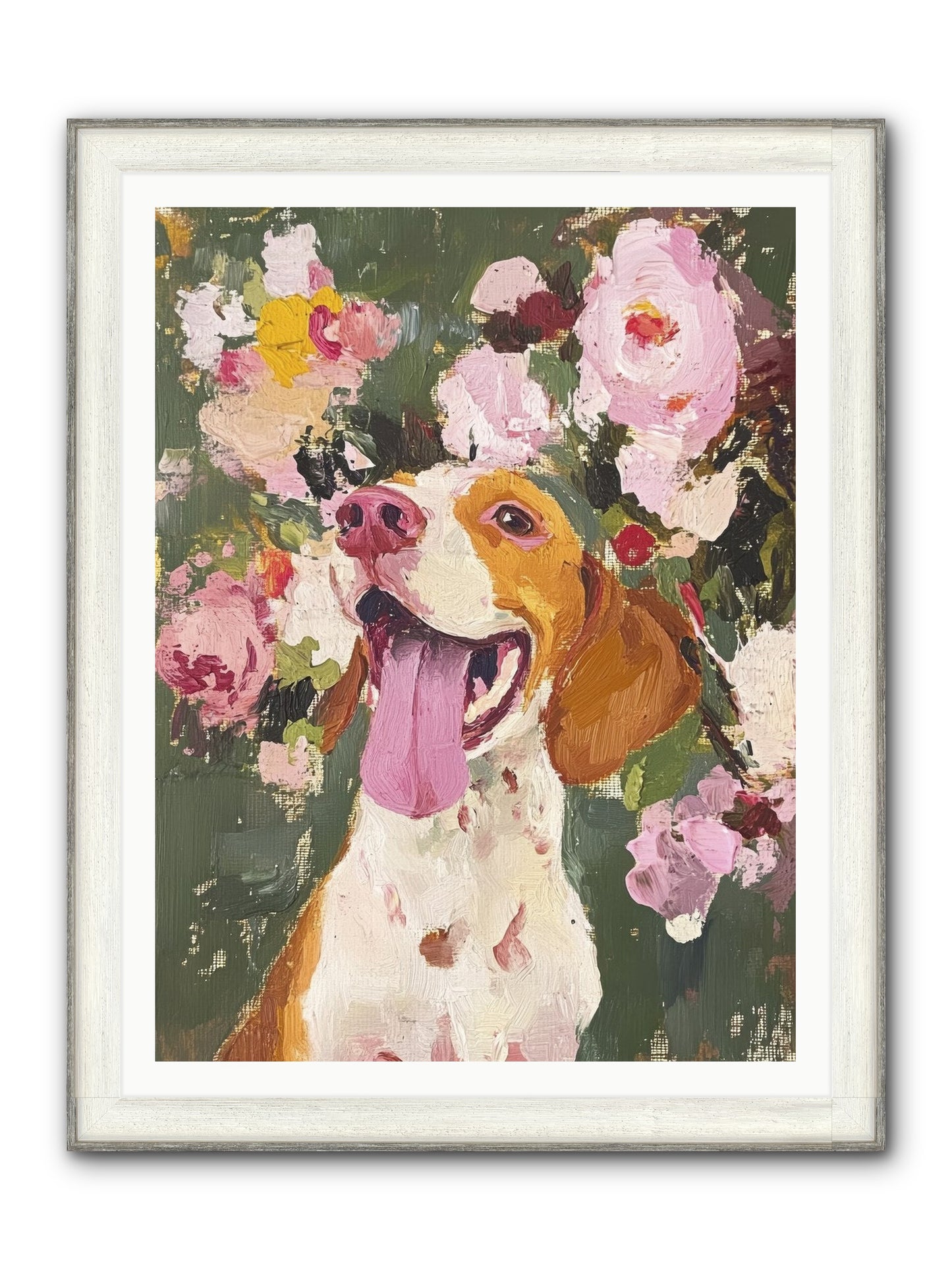 Pure Joy Embodied Framed Print - Driftwood White 36x48