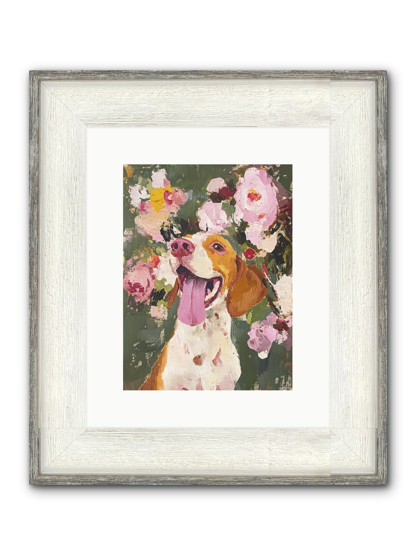 Pure Joy Embodied Framed Print - Driftwood White 9x12